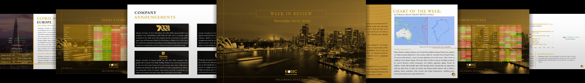 kosec securities week review